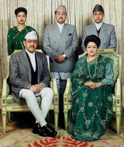 Family of King Birendra Bir Bikram